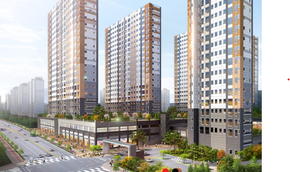 검단대광로제비앙 상가 전경